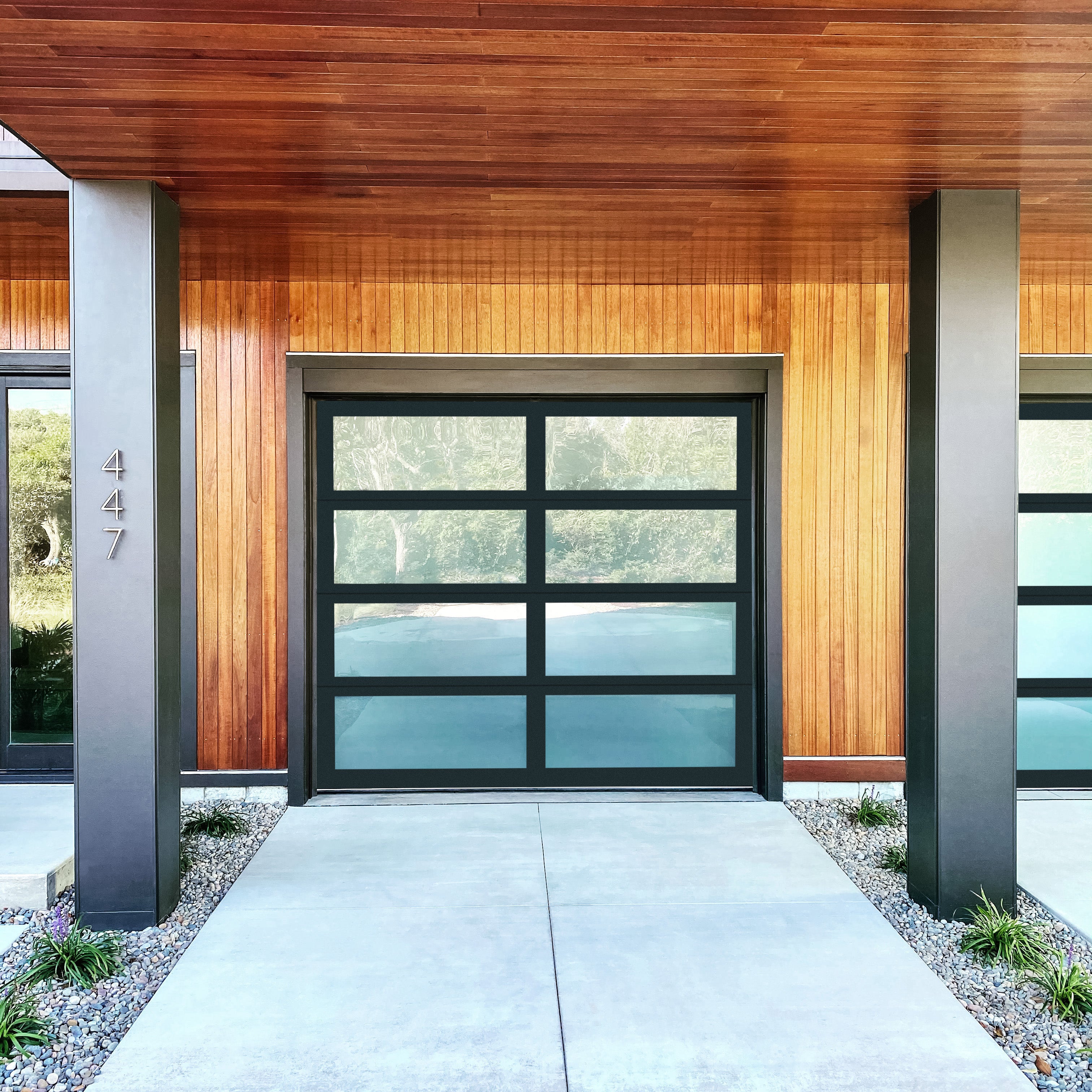 Insulated Full View Garage Doors - Avante Series
