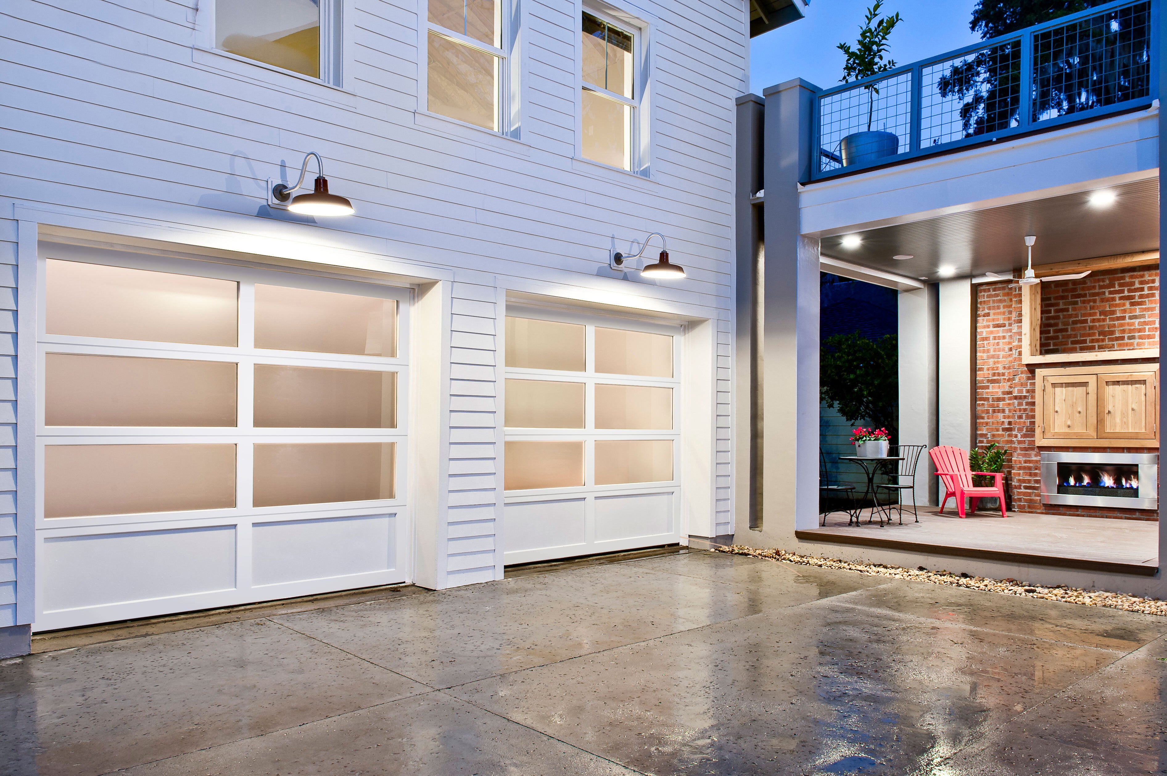 Insulated Full View Garage Doors - Avante Series