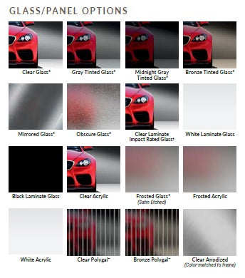 Insulated Full View Garage Doors - Avante Series