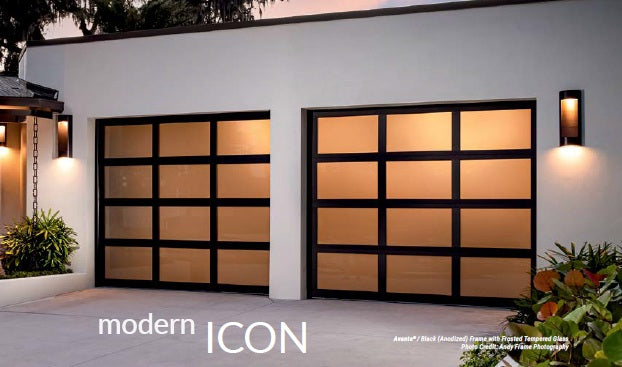 Insulated Full View Garage Doors - Avante Series