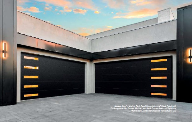 Insulated Garage Doors - Modern Steel Series