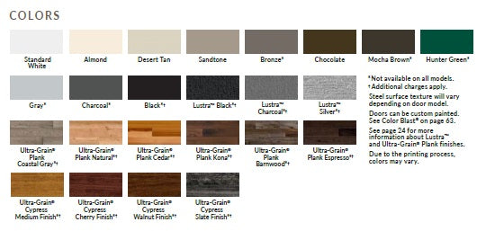 Insulated Garage Doors - Modern Steel Series