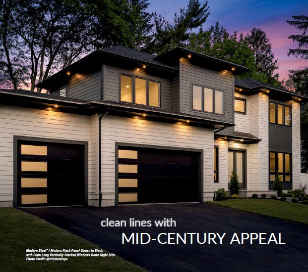 Insulated Garage Doors - Modern Steel Series