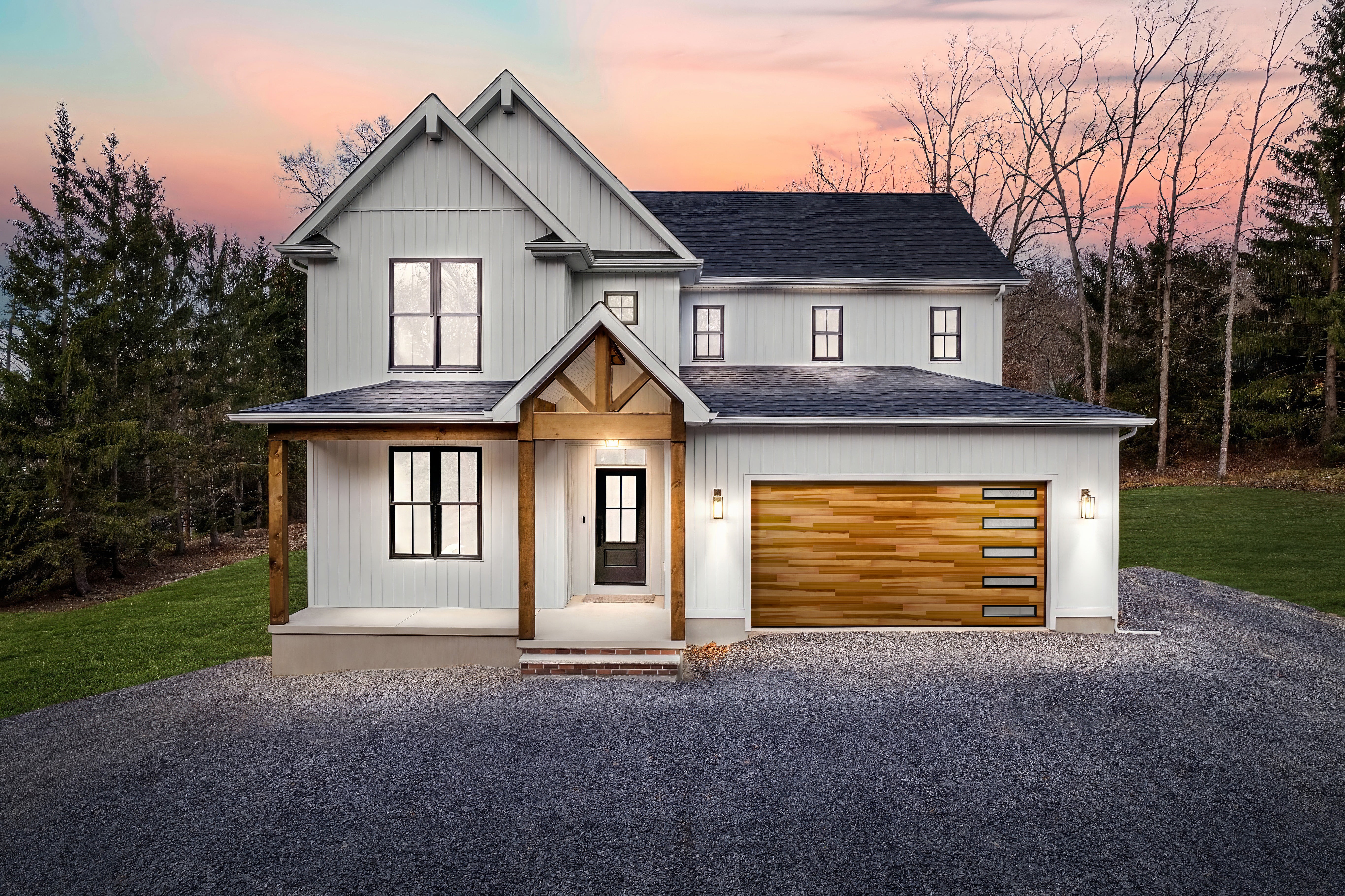 Insulated Garage Doors - Modern Steel Series