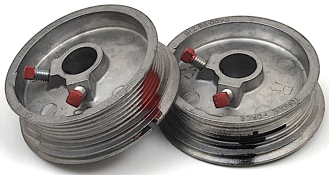 Garage Door Cable Drums (Standard Residential) 400-96 (8') Standard Lift,  1/8 Max Cable Size - Pair