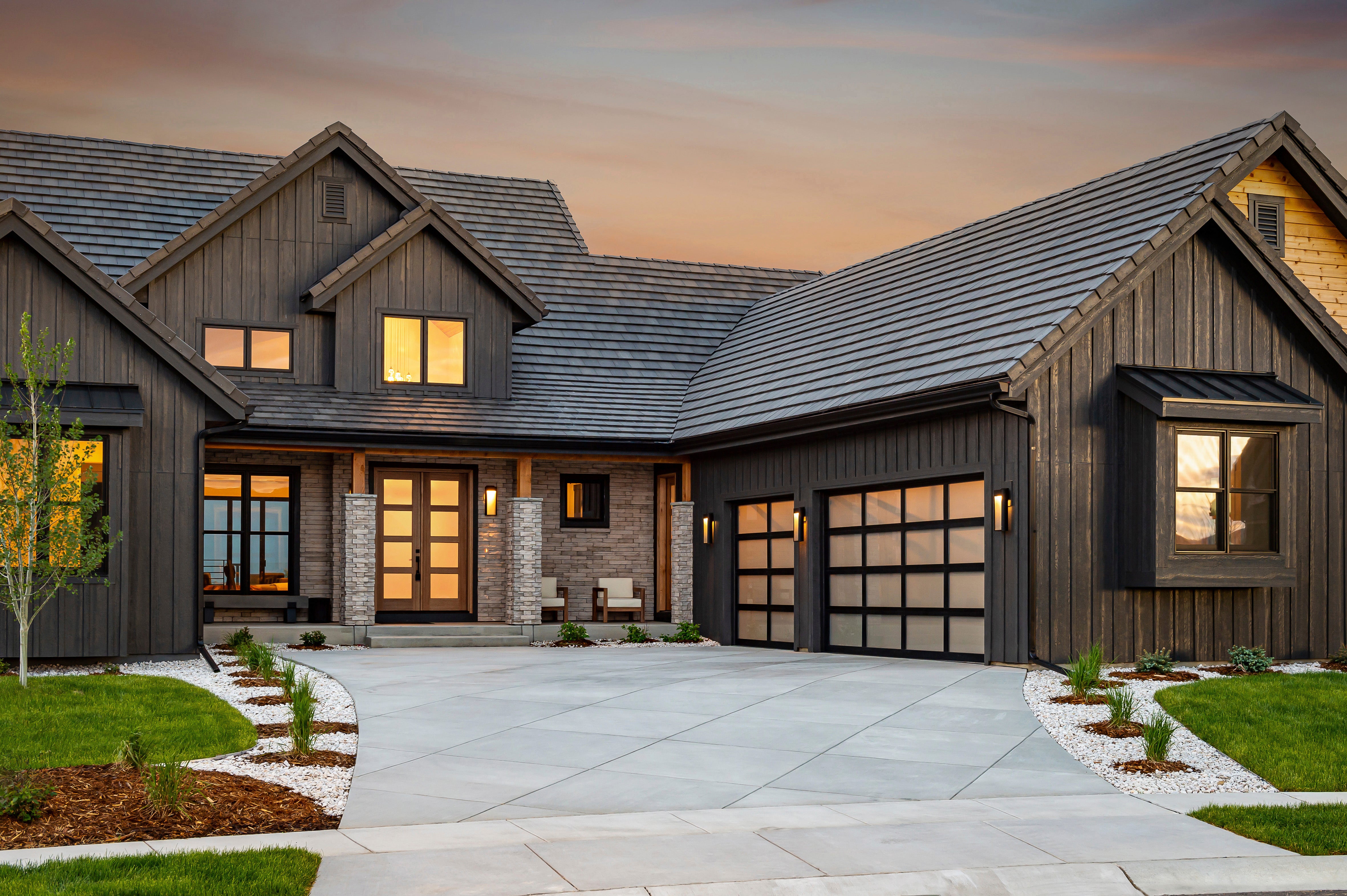 Insulated Full View Garage Doors - Avante Series
