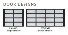 Insulated Full View Garage Doors - Avante Series