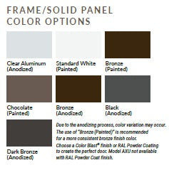 Insulated Full View Garage Doors - Avante Series