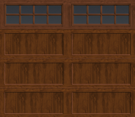 SALE: Premium Walnut 2" Polyurethane R-18 Garage Door (Single)