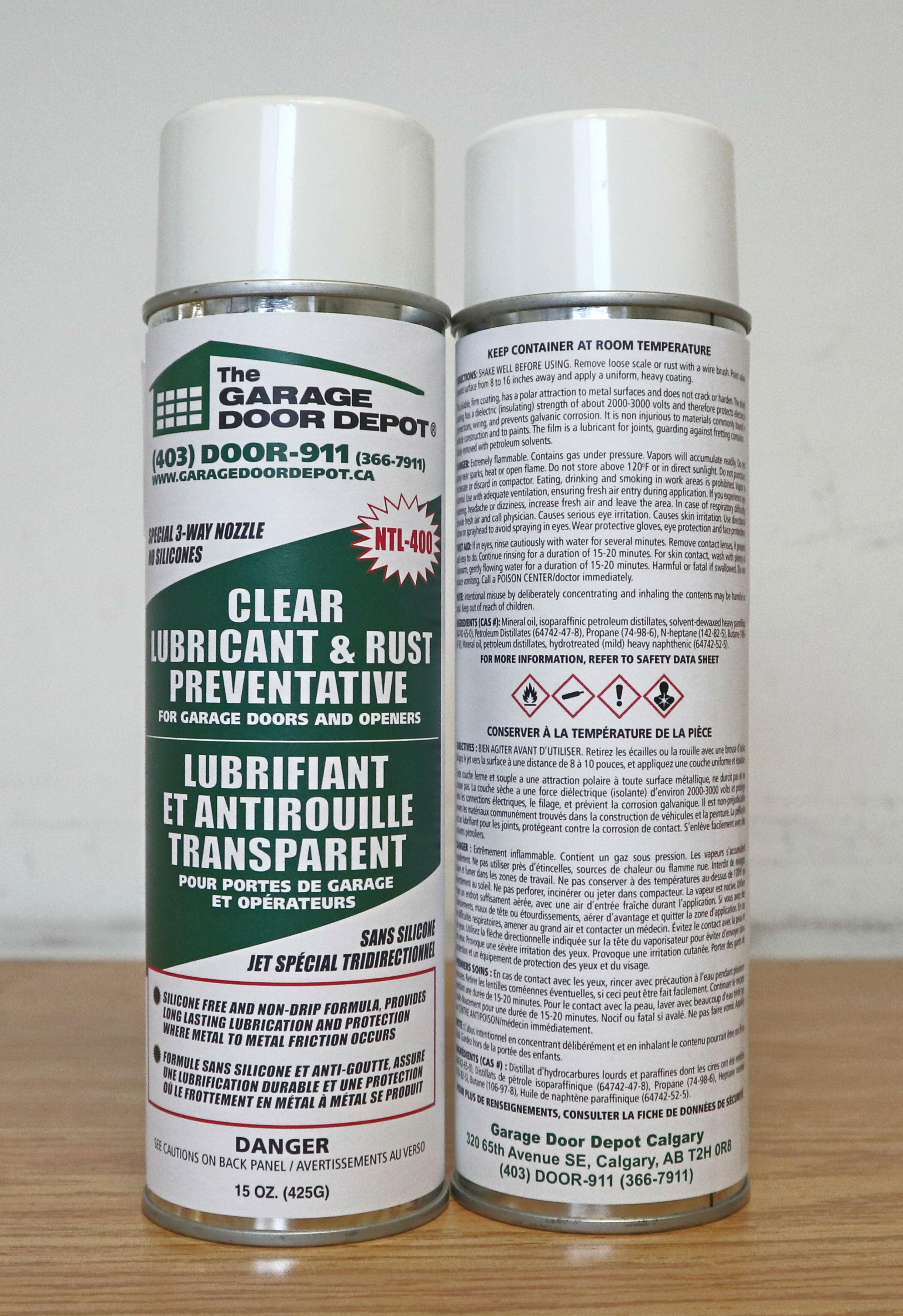 Garage Door Lubricant (Professional Heavy Duty) 20 oz. Can