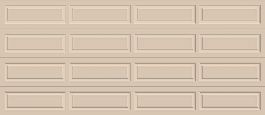 Insulated Double Garage Door - Traditional Series 16 ft. x 7 ft. 12.9 R-Value (Multiple Colours)