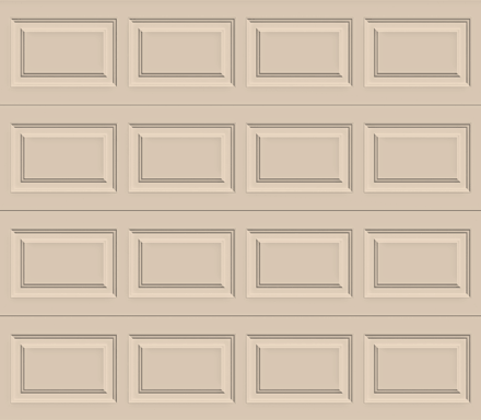 Insulated Single Garage Door - Traditional Series 9 ft. x 7 ft. 12.9 R-Value (Multiple Colours)