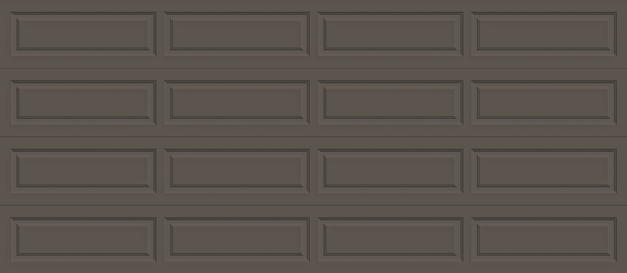 Insulated Double Garage Door - Traditional Series 16 ft. x 7 ft. 12.9 R-Value (Multiple Colours)