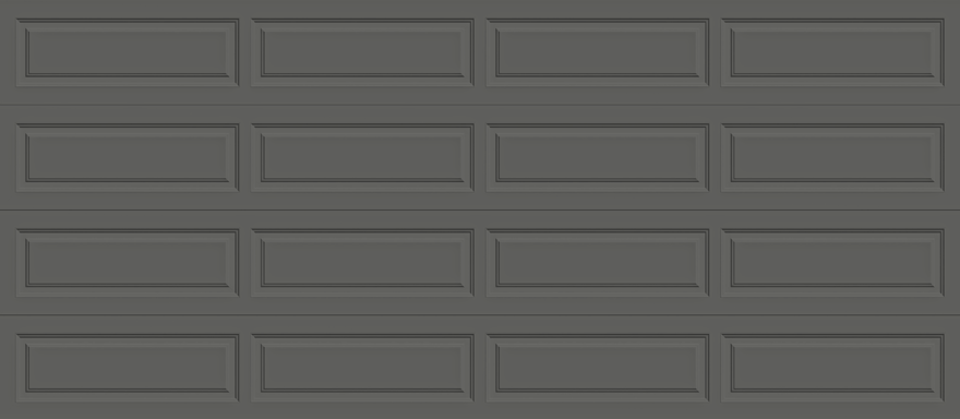 Insulated Double Garage Door - Traditional Series 16 ft. x 7 ft. 12.9 R-Value (Multiple Colours)