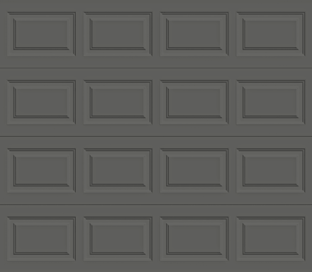 Insulated Single Garage Door - Traditional Series 9 ft. x 7 ft. 12.9 R-Value (Multiple Colours)