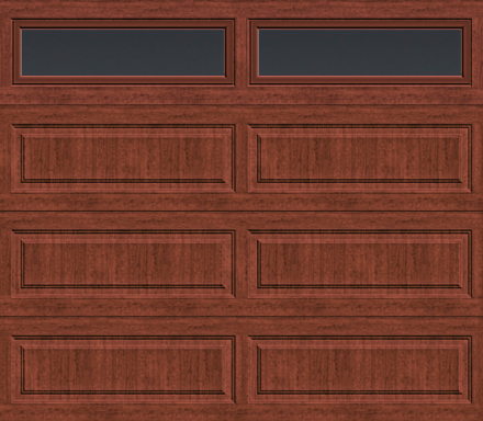 Insulated Single Garage Door - Traditional Series 9 ft. x 7 ft. 12.9 R-Value (Multiple Colours)