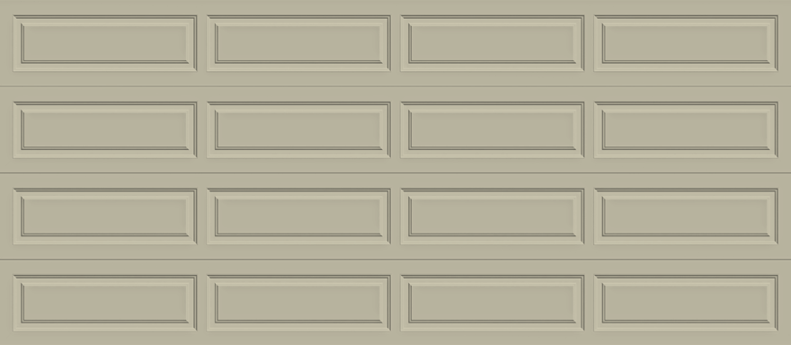 Insulated Double Garage Door - Traditional Series 16 ft. x 7 ft. 12.9 R-Value (Multiple Colours)