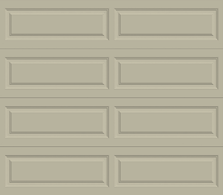 Insulated Single Garage Door - Traditional Series 9 ft. x 7 ft. 12.9 R-Value (Multiple Colours)