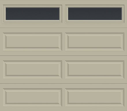 Insulated Single Garage Door - Traditional Series 9 ft. x 7 ft. 12.9 R-Value (Multiple Colours)