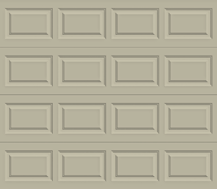 Insulated Single Garage Door - Traditional Series 9 ft. x 7 ft. 12.9 R-Value (Multiple Colours)