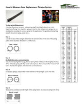 Load image into Gallery viewer, Torsion Springs for Garage Doors (Standard Residential)