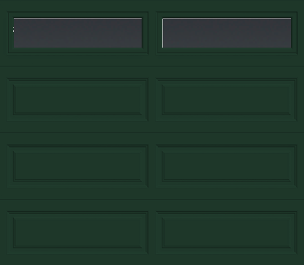 Insulated Single Garage Door - Traditional Series 9 ft. x 7 ft. 12.9 R-Value (Multiple Colours)