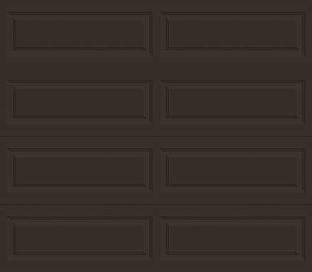 Insulated Single Garage Door - Traditional Series 9 ft. x 7 ft. 12.9 R-Value (Multiple Colours)