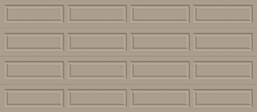 Insulated Double Garage Door - Traditional Series 16 ft. x 7 ft. 12.9 R-Value (Multiple Colours)