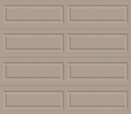 Insulated Single Garage Door - Traditional Series 9 ft. x 7 ft. 12.9 R-Value (Multiple Colours)