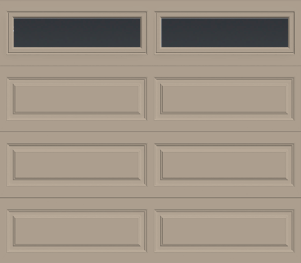 Insulated Single Garage Door - Traditional Series 9 ft. x 7 ft. 12.9 R-Value (Multiple Colours)