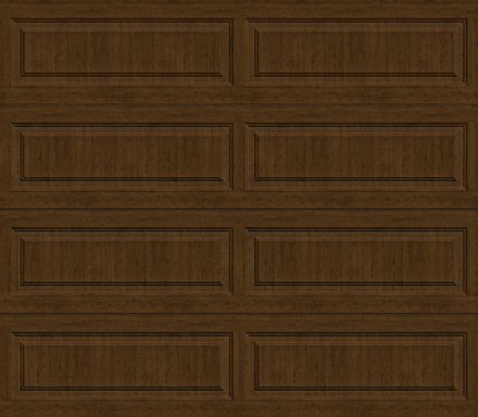 Insulated Single Garage Door - Traditional Series 9 ft. x 7 ft. 12.9 R-Value (Multiple Colours)