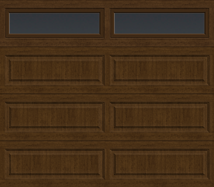 Insulated Single Garage Door - Traditional Series 9 ft. x 7 ft. 12.9 R-Value (Multiple Colours)