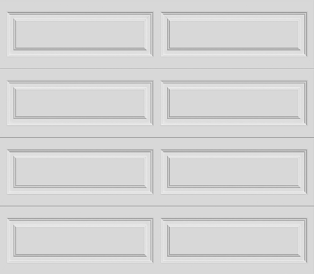 Insulated Single Garage Door - Traditional Series 9 ft. x 7 ft. 12.9 R-Value (Multiple Colours)