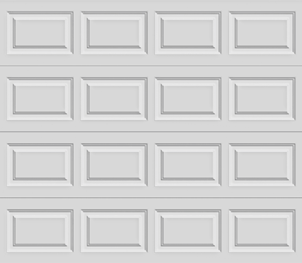 Insulated Single Garage Door - Traditional Series 9 ft. x 7 ft. 12.9 R-Value (Multiple Colours)